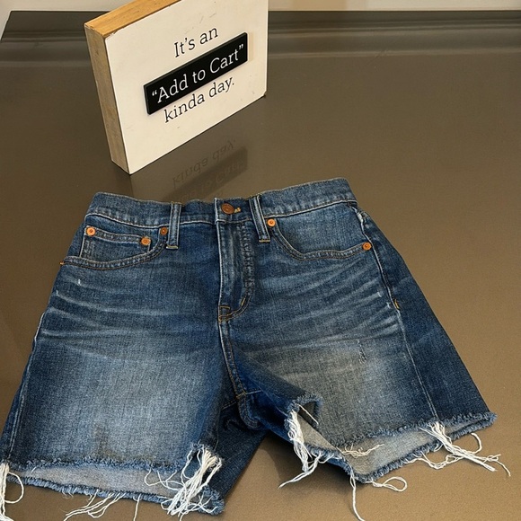 LADIES MADEWELL DENIM SHORTS .. - Picture 1 of 5